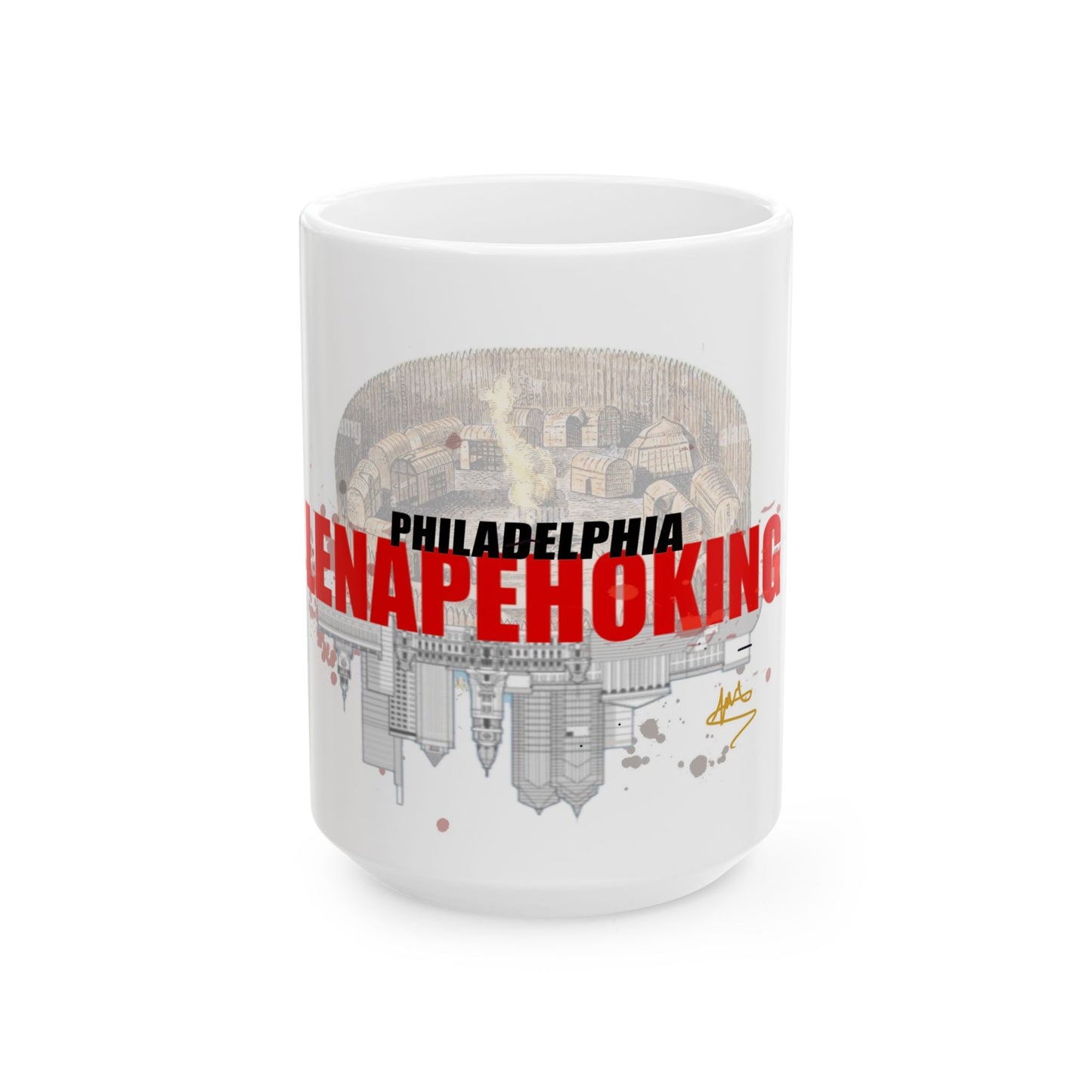 Lenapehoking Philadelphia Ceramic Mug, (11oz, 15oz)