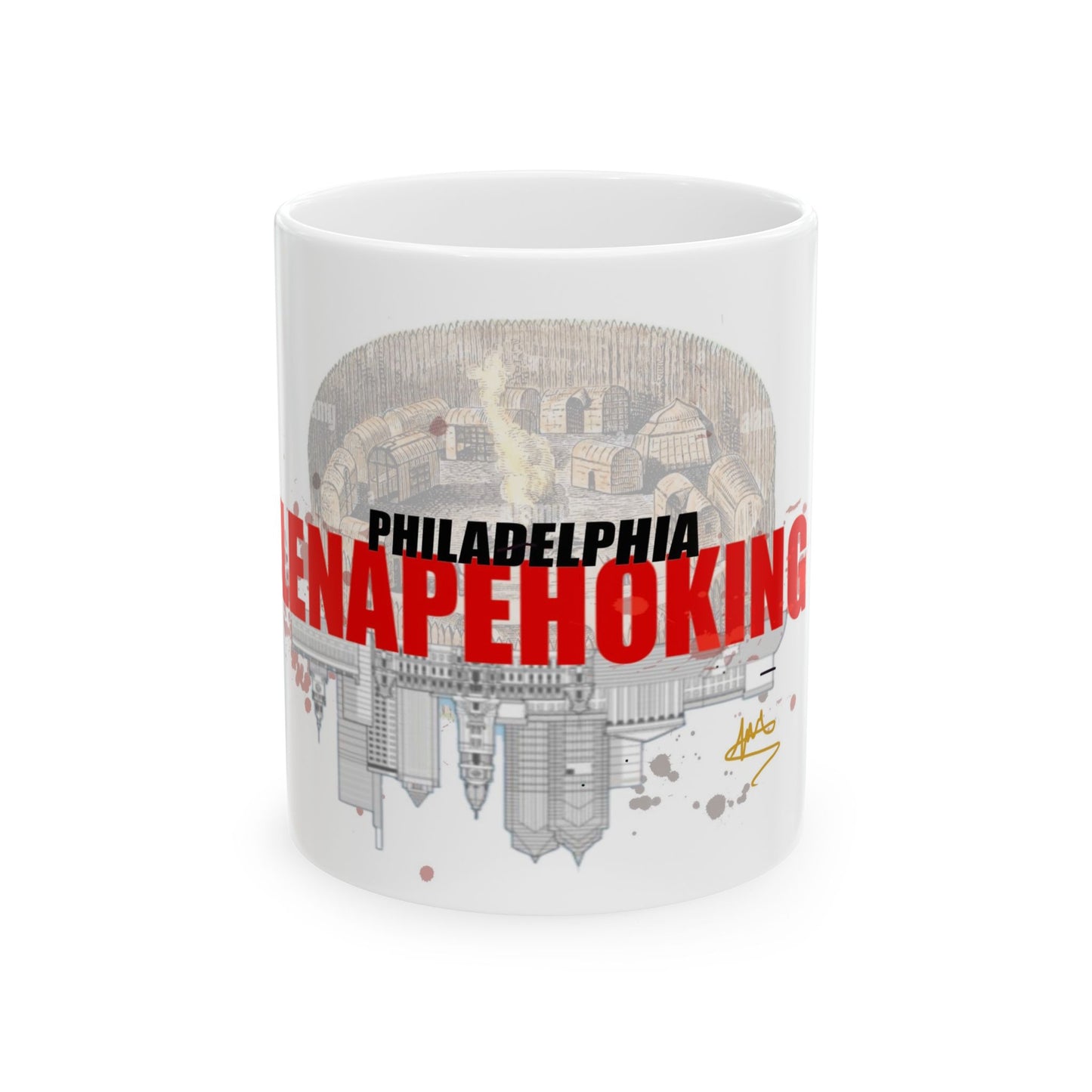 Lenapehoking Philadelphia Ceramic Mug, (11oz, 15oz)