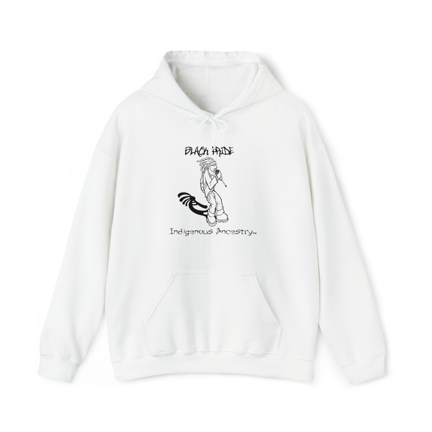 Black Indigenous Men's Hooded Sweatshirt