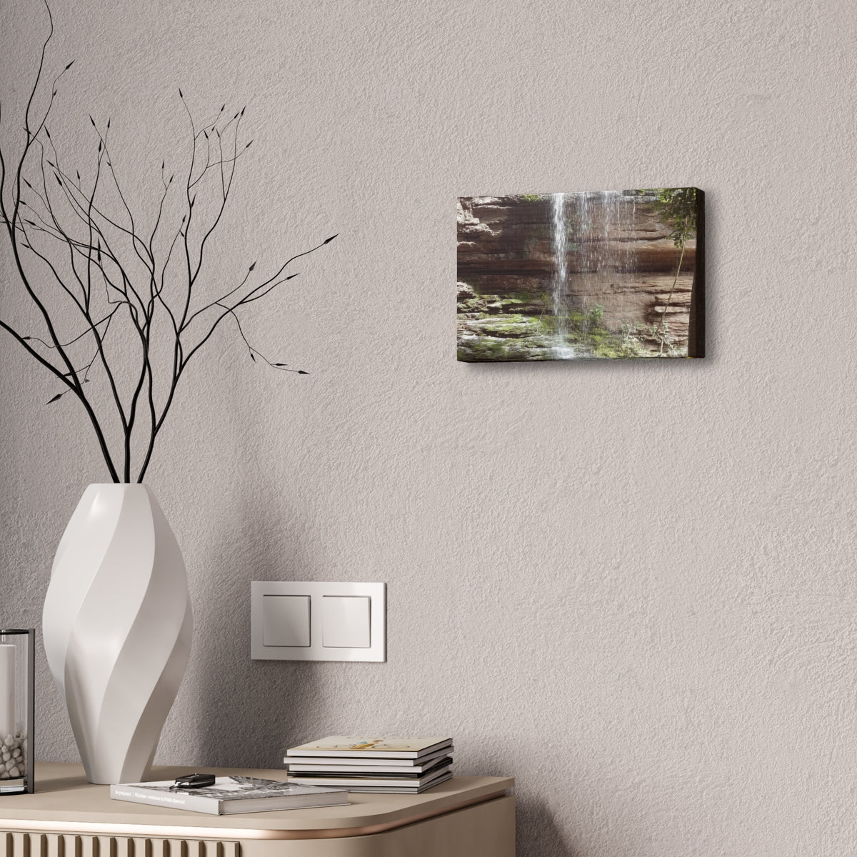 Indigenous Art Water Fall Ghana Africa Long