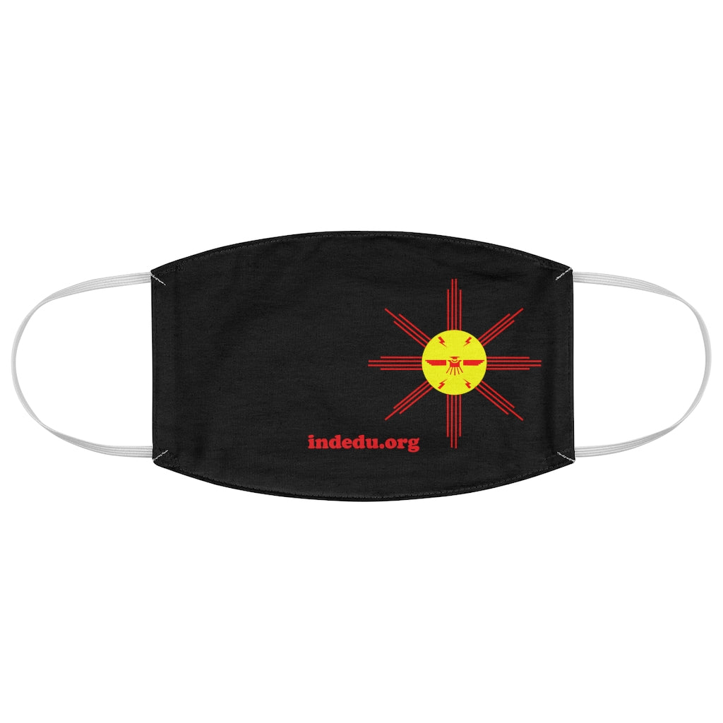 INDEDU Logo, Fabric Face Mask