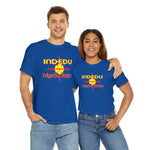 Unisex Heavy Cotton Tee, IndEdu Logo