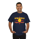 Unisex Heavy Cotton Tee, IndEdu Logo