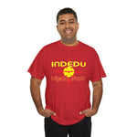 Unisex Heavy Cotton Tee, IndEdu Logo