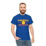 Unisex Heavy Cotton Tee, IndEdu Logo