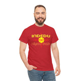 Unisex Heavy Cotton Tee, IndEdu Logo