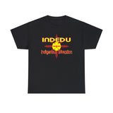 Unisex Heavy Cotton Tee, IndEdu Logo