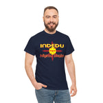 Unisex Heavy Cotton Tee, IndEdu Logo