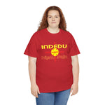 Unisex Heavy Cotton Tee, IndEdu Logo