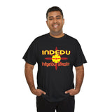 Unisex Heavy Cotton Tee, IndEdu Logo