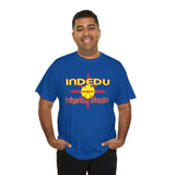 Unisex Heavy Cotton Tee, IndEdu Logo