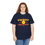 Unisex Heavy Cotton Tee, IndEdu Logo