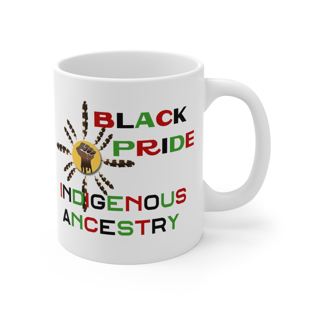 Black Indigenous Pride Mug, 11oz