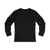 INDEDU Logo, Women's Fitted Long Sleeve Tee