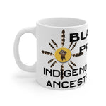 Mug 11oz, Black Indigenous Pride, All Black Print